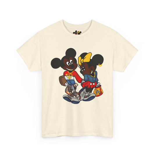 Cute Couple Cotton Tee - Perfect for Friends and Lovers